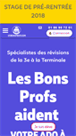 Mobile Screenshot of lesbonsprofs.com